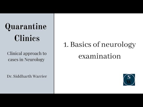 Basics of neurology examination | Clinic 1 | Neurology | Quarantine Clinics