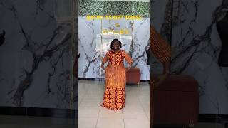 Batiki t-shirt dress #latestafricaprint #zamakalefashion #africanclothing #fashion