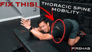 4 Exercises to IMPROVE Your Stiff Mid-Back (Thoracic Spine Mobility)