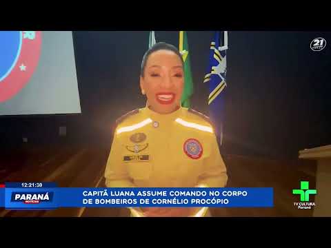 Nova comandante assume unidade do Corpo de Bombeiros em Cornélio Procópio.