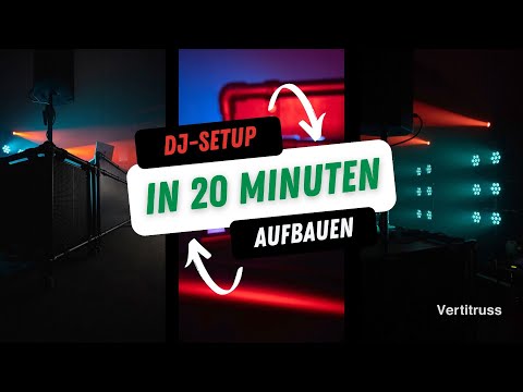 Das ultimative DJ-Setup: Aufbau in nur 20 Minuten! 🚀 Pre-Rigging mit Vertitruss 🎧🔥