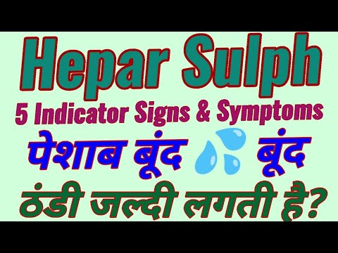 🏵️ Hepar Sulph Indicator Signs and Symptoms 🏵️ Homeopathic Medicine 🏵️ जरा सी ठंड और बीमार🏵️