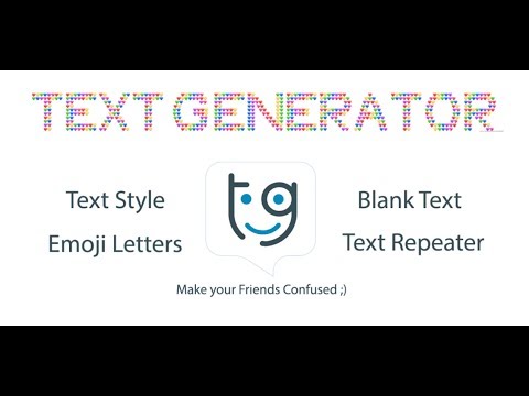 Text Generator - Fun Stylish Text &  Emoji Words Video