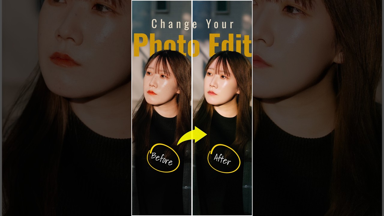 Photoshop, Lightroomムズイいわ！という方必見 #shorts #evoto #photoshop #lightroom #ポートレート