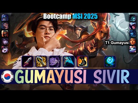 T1 Gumayusi SIVIR vs APHELIOS ADC - Patch 25.13 NA Ranked | Bootcamp MSI 2025 | lolrec
