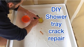 Shower Tray Crack Repair (No Repair Kits)