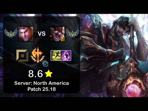 Jayce Top vs Kled - NA Challenger - Patch 25.18