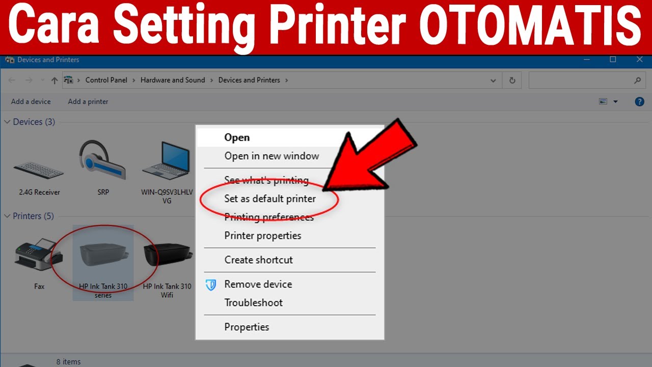 How to Set the Default Printer on Windows 10