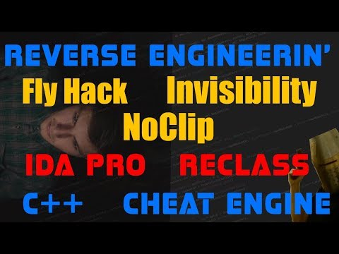 Reverse Engineering Fly Hack Noclip Cheat Engine Ida Pro C