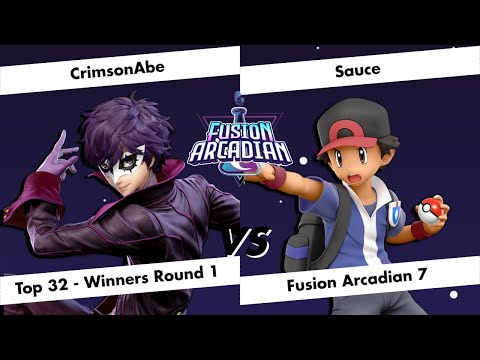 Fusion Arcadian # 7 - CrimsonAbe (Joker) vs Sauce (Pokemon Trainer) - Top 32 Winners Round 1
