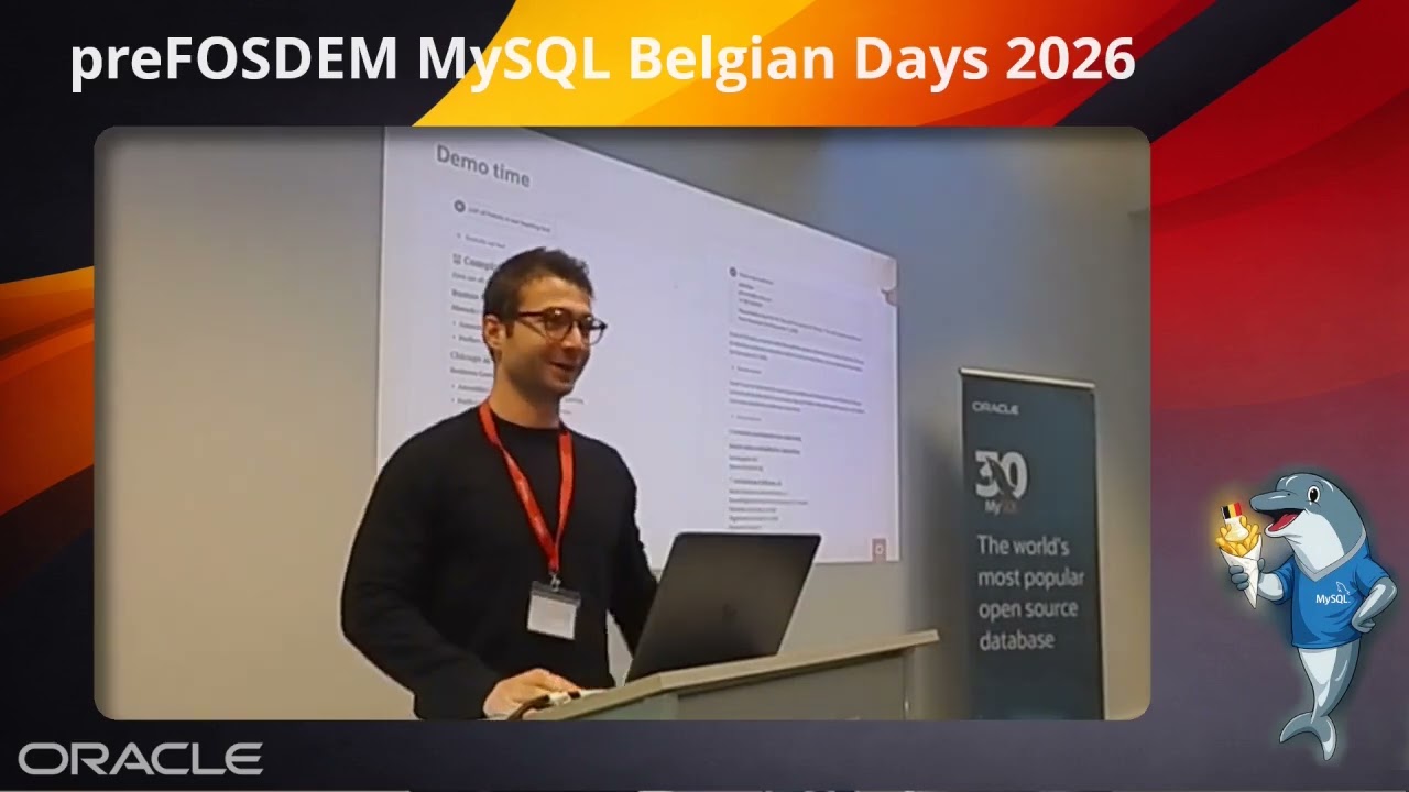 FOSDEM talk video — Building AI Applications on your MySQL Database