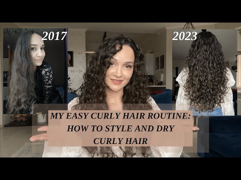 MY CURLY/WAVY HAIR ROUTINE | STYLING & DRYING