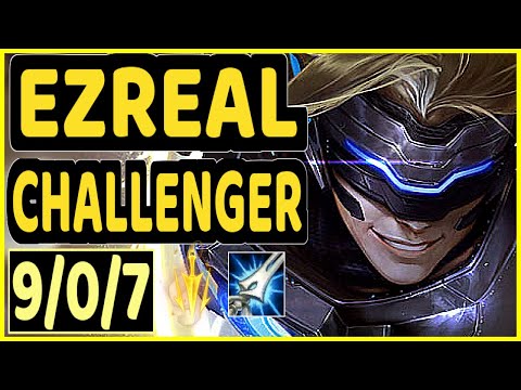 REKKLES (EZREAL) - 9/0/7 KDA BOTTOM ADC CHALLENGER GAMEPLAY - EUW