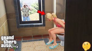 Gta 5 what happens when tracey looks the bathroom 