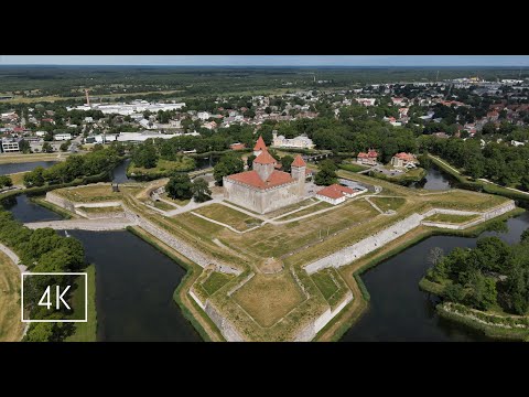 Kuressaare (Arensburg) Castle from a bird's eye view