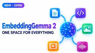EmbeddingGemma 2 Explained: One Embedding Space for Text, Images, Video & Audio