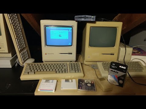 Apple Macintosh Plus Mac OS from ZIP drive - BASTELSTUNDE #9