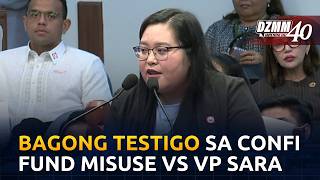 Who is prosecution's next witness in confi fund misuse rap vs VP Sara? | DZMM (05 August 2026)