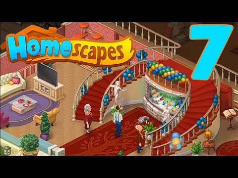 HOMESCAPES STORY WALKTHROUGH - PART 7 GAMEPLAY - NEW AQUARIUM