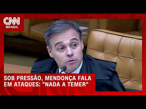 Sob pressão, Mendonça responde a ataques: “Nada a temer” | CNN PRIME TIME
