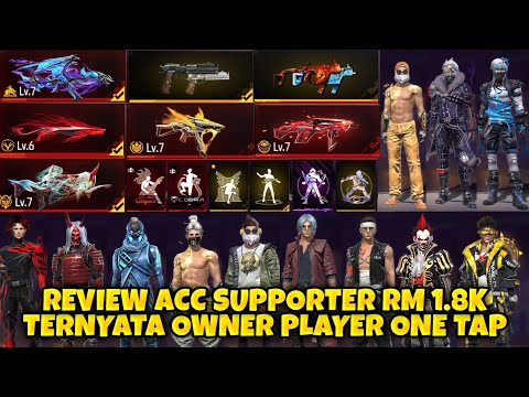 Review Acc 5R AYYIED !! Berharga Rm 1,800+ | Semua Evogun Ada ?? Free Fire