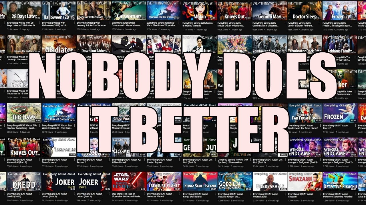 CinemaSins vs CinemaWins - Nobody Does It Better