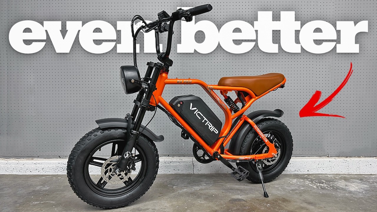 They Made It BETTER! Victrip R6 PRO E-Bike Review (Mini eBike Upgrade)