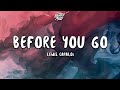 Lewis Capaldi - Before You Go Lyrics Lewis Capaldi - Before You Go Lyrics