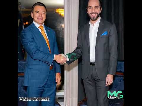 Presidente Nayib Bukele se reúne con el Rey de España, y Javier Milei, presidente de Argentina