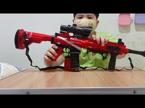 M416 (HK416) PUBG Water Gel Toy Gun Review 😀 #ToyGuns