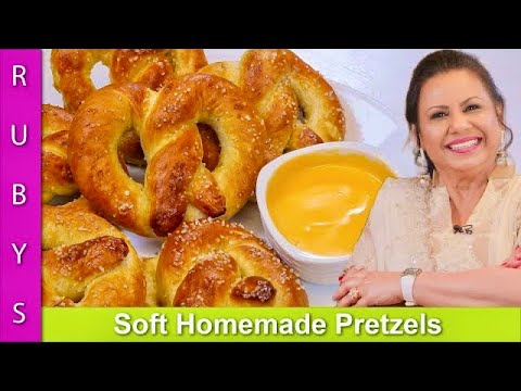 Soft Homemade Pretzels Recipe in Urdu Hindi - RKK