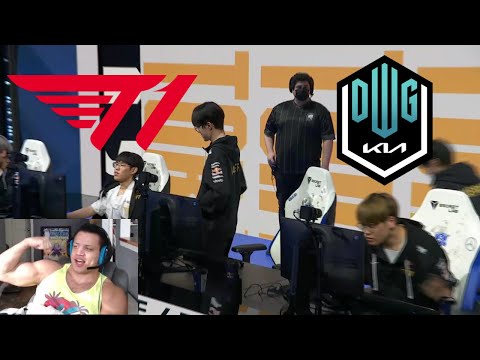 Tyler1 Reacts To The Moment T1 Wins Game 3!! DK vs T1!