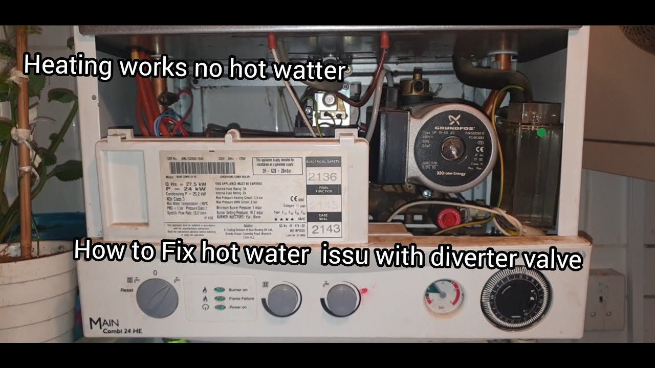 Main Combi 24 HE no hot water