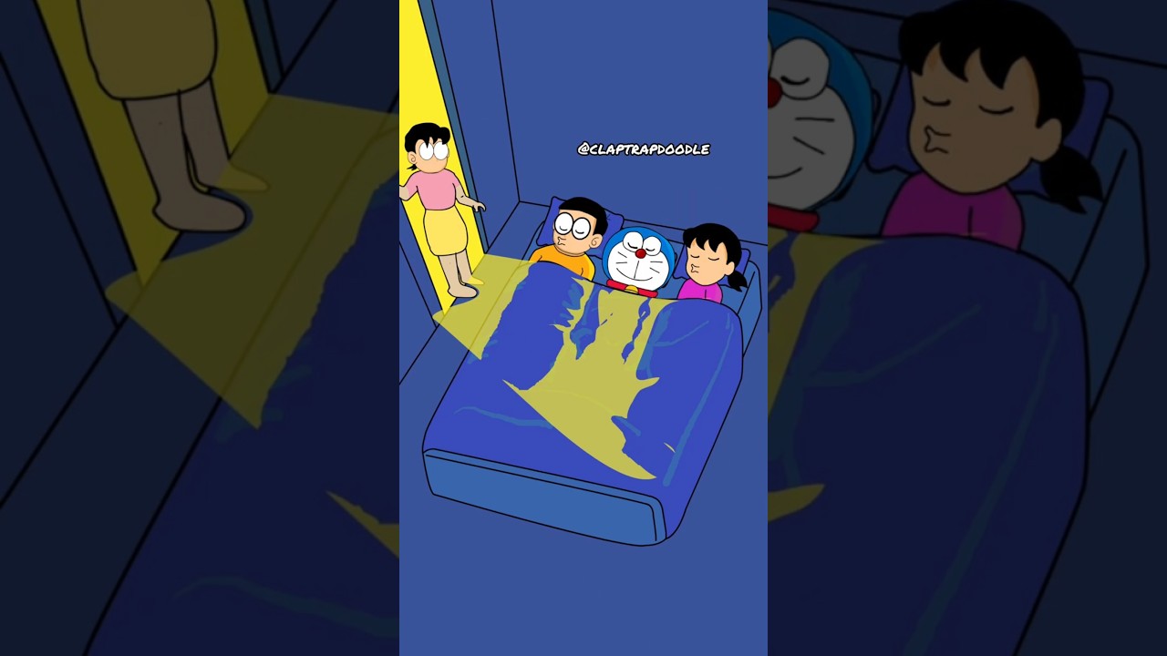 when ur asked to sleep 😂😂 ft. Doraemon #funny #trending #shorts