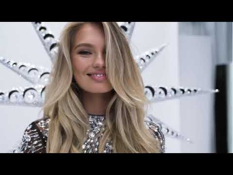QuickClipsHQ - Romee Strijd's Sparkly Sexy Outfit