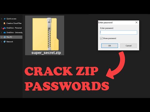 How hackers crack password protected ZIP files