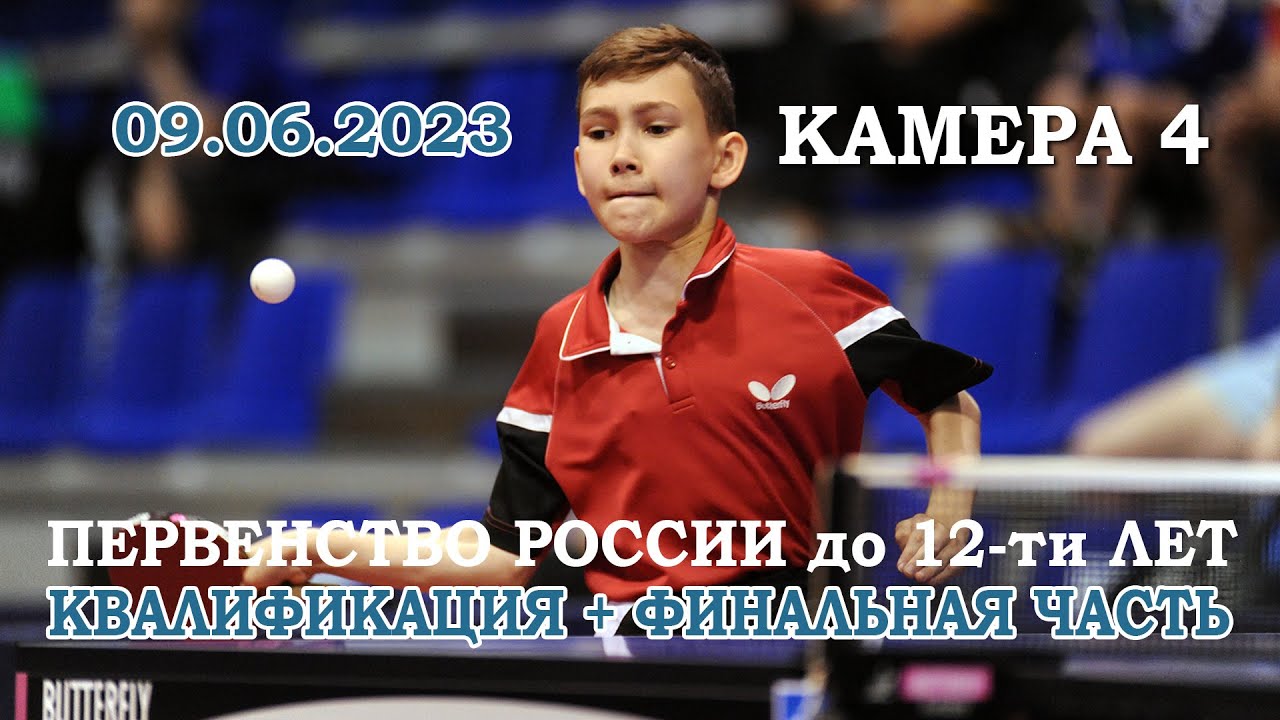 Первенство России до 12 лет. 09 июня 2023 г. КАМЕРА 4