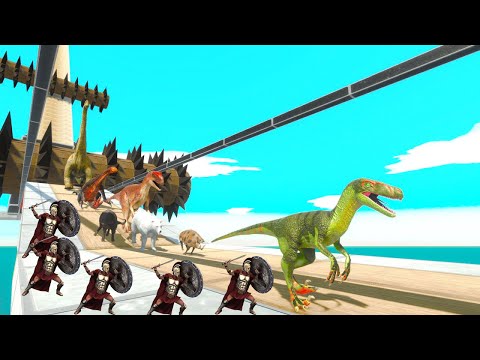 Giant Wooden Obstacle Spike Trap Challenge - Animal Revolt Battle Simulator
