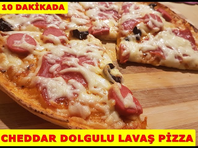 10 Dakikada Lavaştan Pizza (Videolu) Nefis Yemek Tarifleri