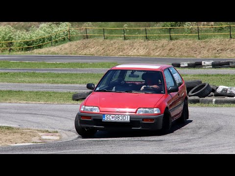 AutoSlalomShow CUP 2020 Civic EC9 D14A1 Dual Carb - Trebatice 04.07.2020
