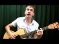 Видео урок игры на гитаре -ВЛЮБЛЁН (с аккордами) 
