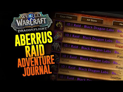 Aberros Raid Bosses - Adventure Journal | Dragonflight 10.1 PTR