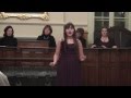 Katie Marshall "Sweet Polly Oliver" Benjamin Britten Concert November 22nd 2013