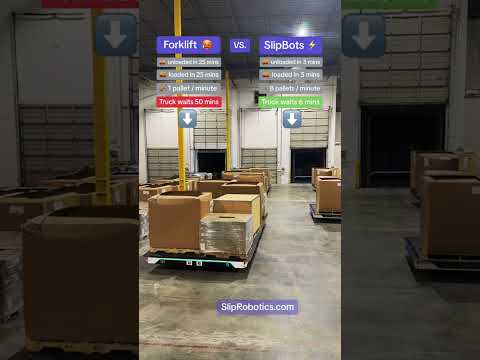 SlipBot vs. Forklift Truck Loading/Unloading