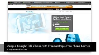 Using a Straight Talk iPhone with FreedomPop