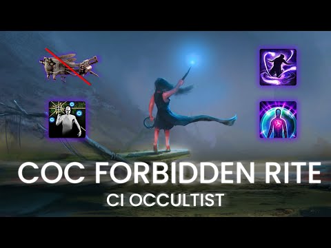 Coc Forbidden Rite Occultist [3.19 POE] Strong universal build with 1 button