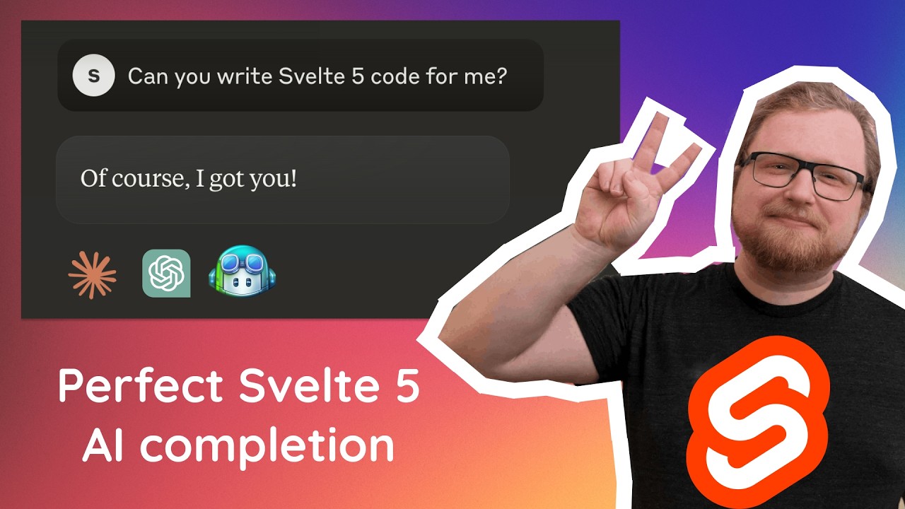 Perfect Svelte 5 code completion for any LLM - Claude, ChatGPT and GitHub Copilot