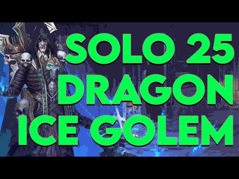Bad-El-Kazar Solo Dragon & Ice Golem 25! Raid Shadow Legends!