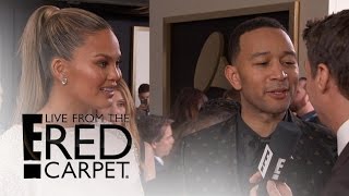 Chrissy Teigen & John Legend on Baby Advice From Kim K. | Live from the Red Carpet | E! News