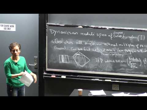 Maryam Mirzakhani, Dynamics Moduli Spaces of Curves I